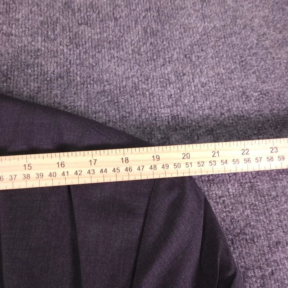 Hart Schaffner Marx 2 Piece Suit Mens 44L 30X32 Dark Gray 2 Button‎ Wool
